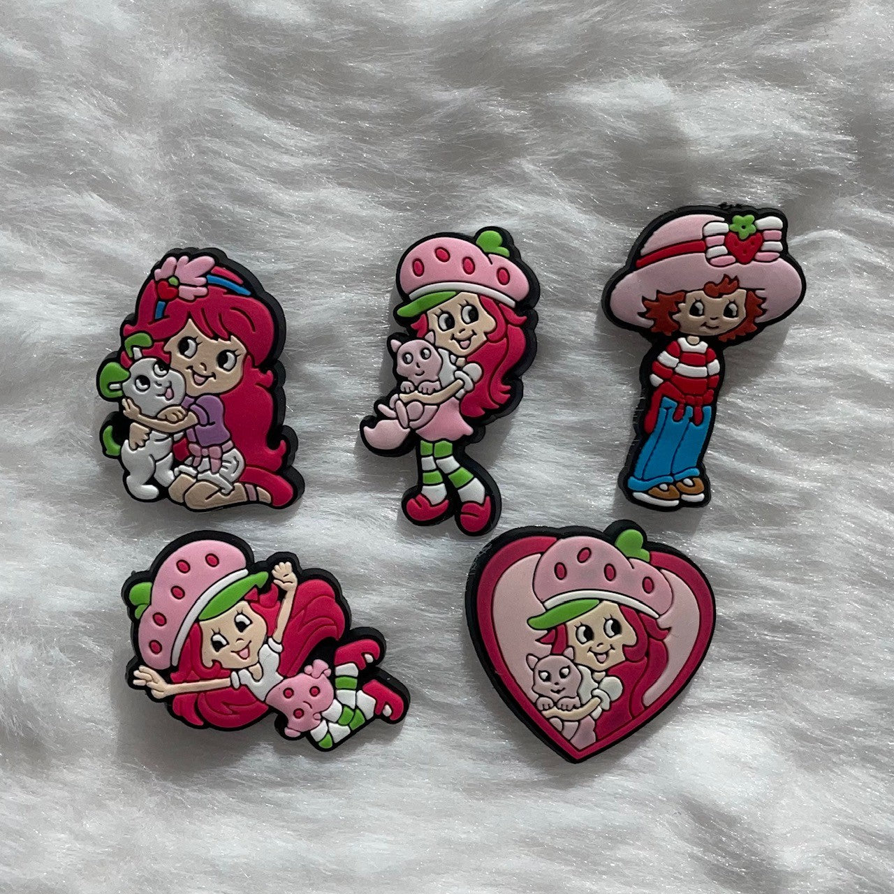Strawberry Shortcake Croc Charms