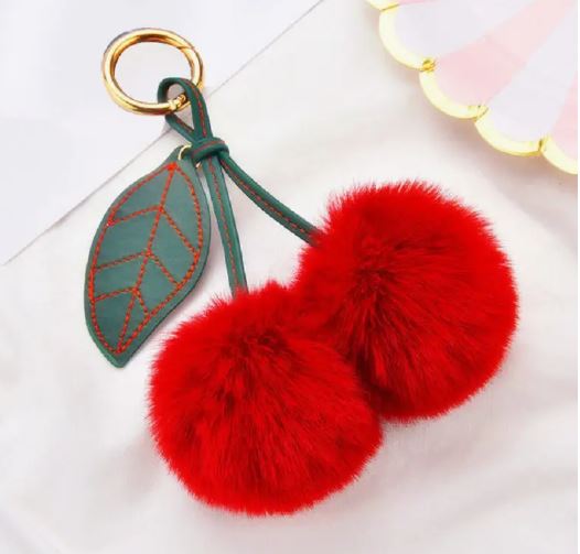 Cherry Plush Charm - 5 Colour Options