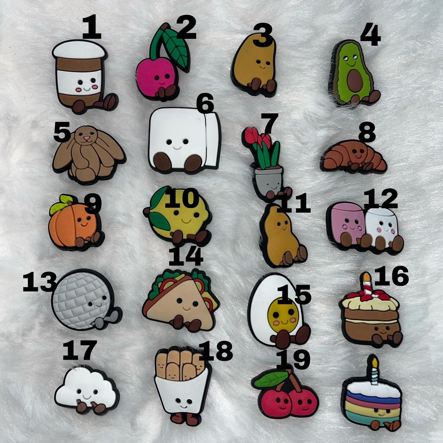 Jellyc Croc Charms