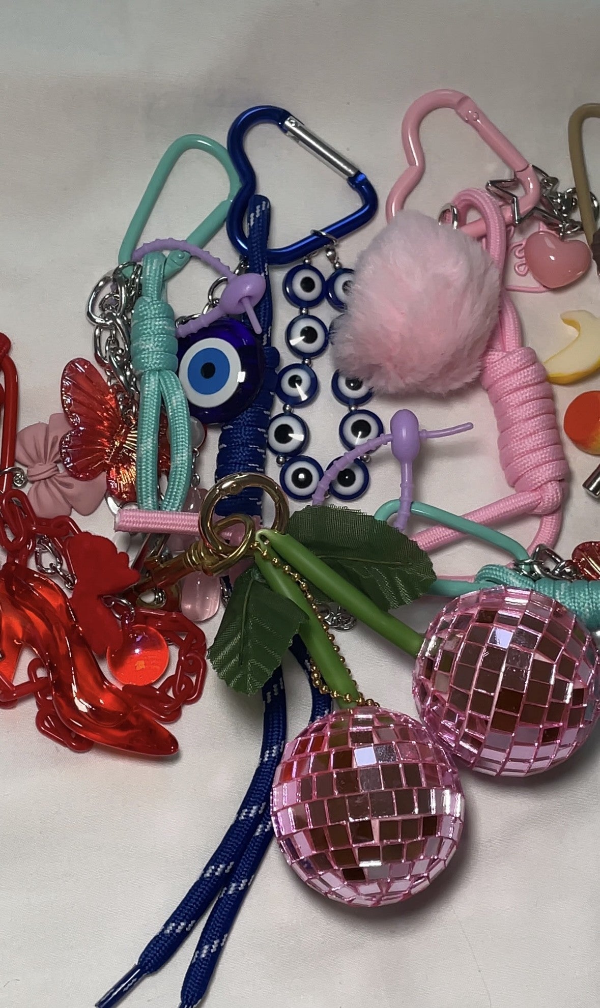 Blue Layered Butterfly Charm