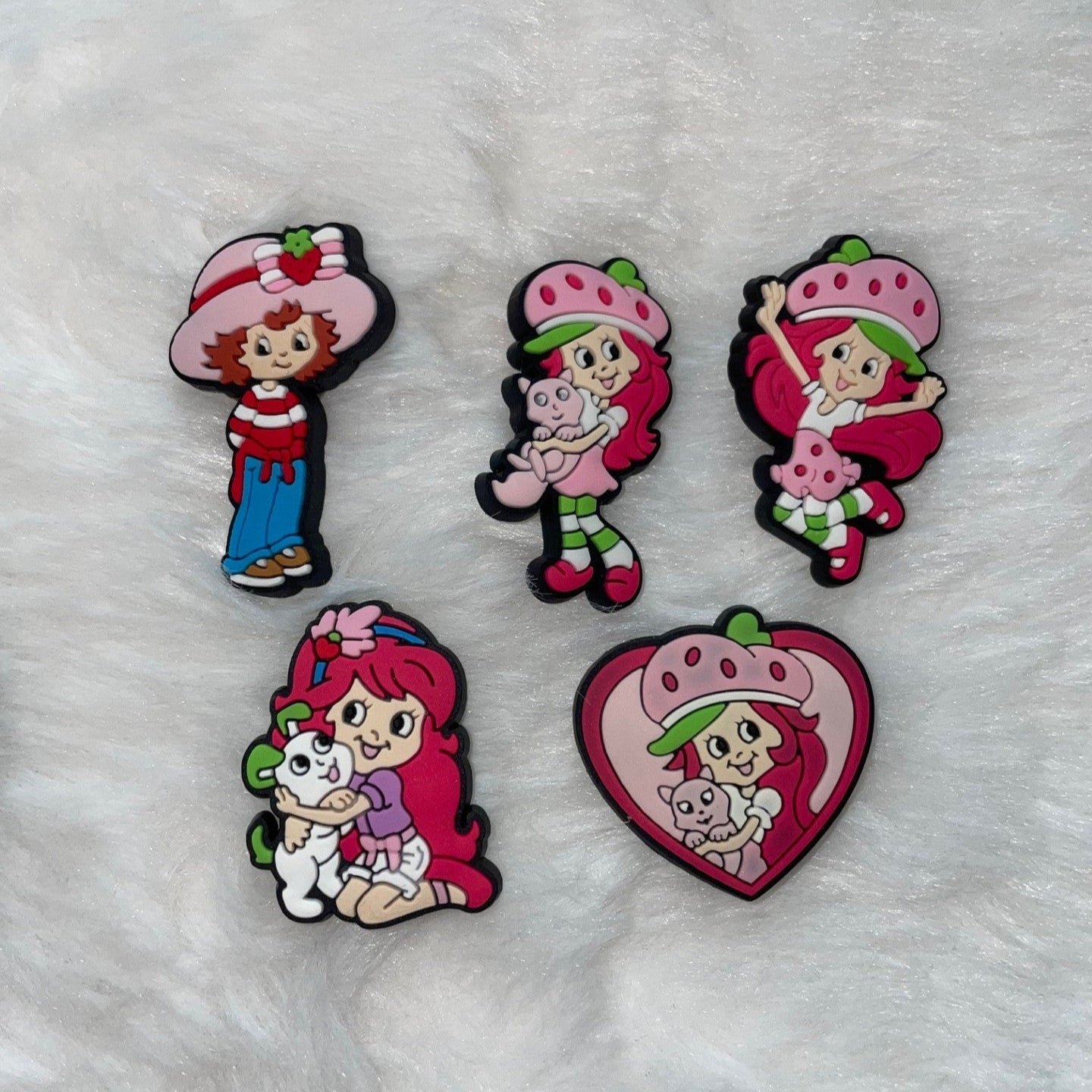 Strawberry Shortcake Croc Charms