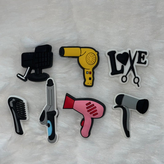 Hairdresser Croc Charms