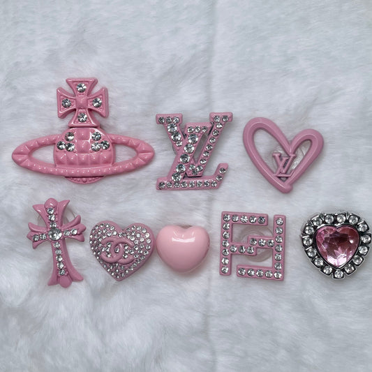 Pink Bling Charms