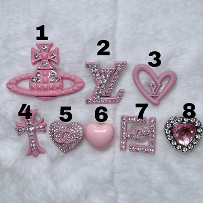 Pink Bling Charms