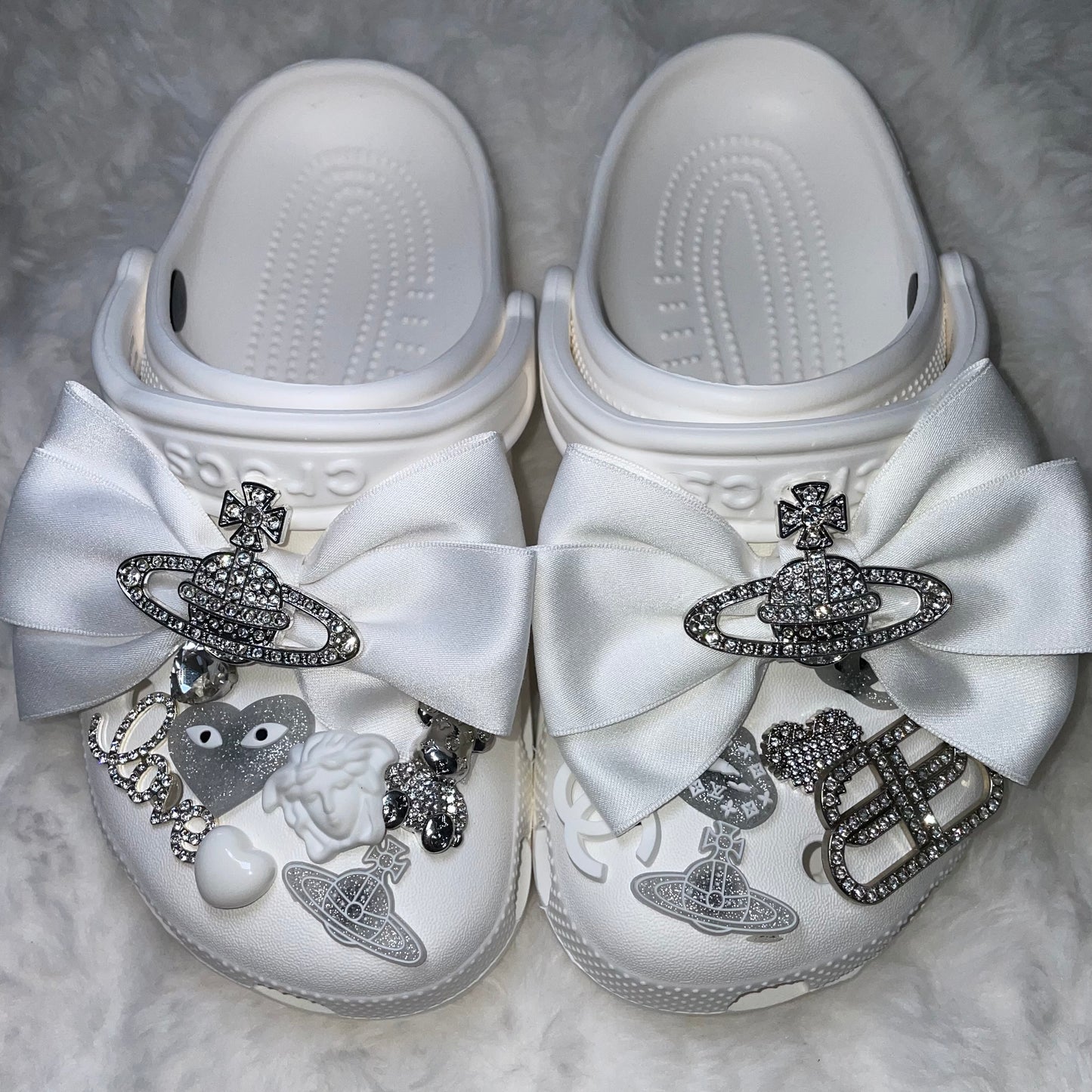 White Set (Accessories Only, includes, bows and Charms)