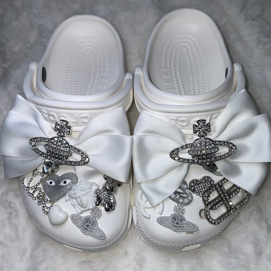 White Set (Accessories Only, includes, bows and Charms)