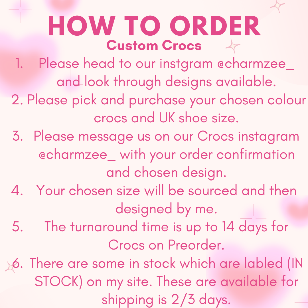 Custom Crocs Children (Preorder)