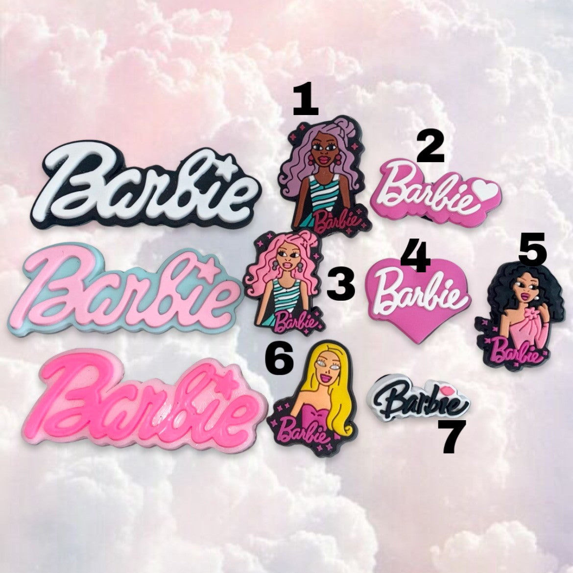 Barbie Croc Charms