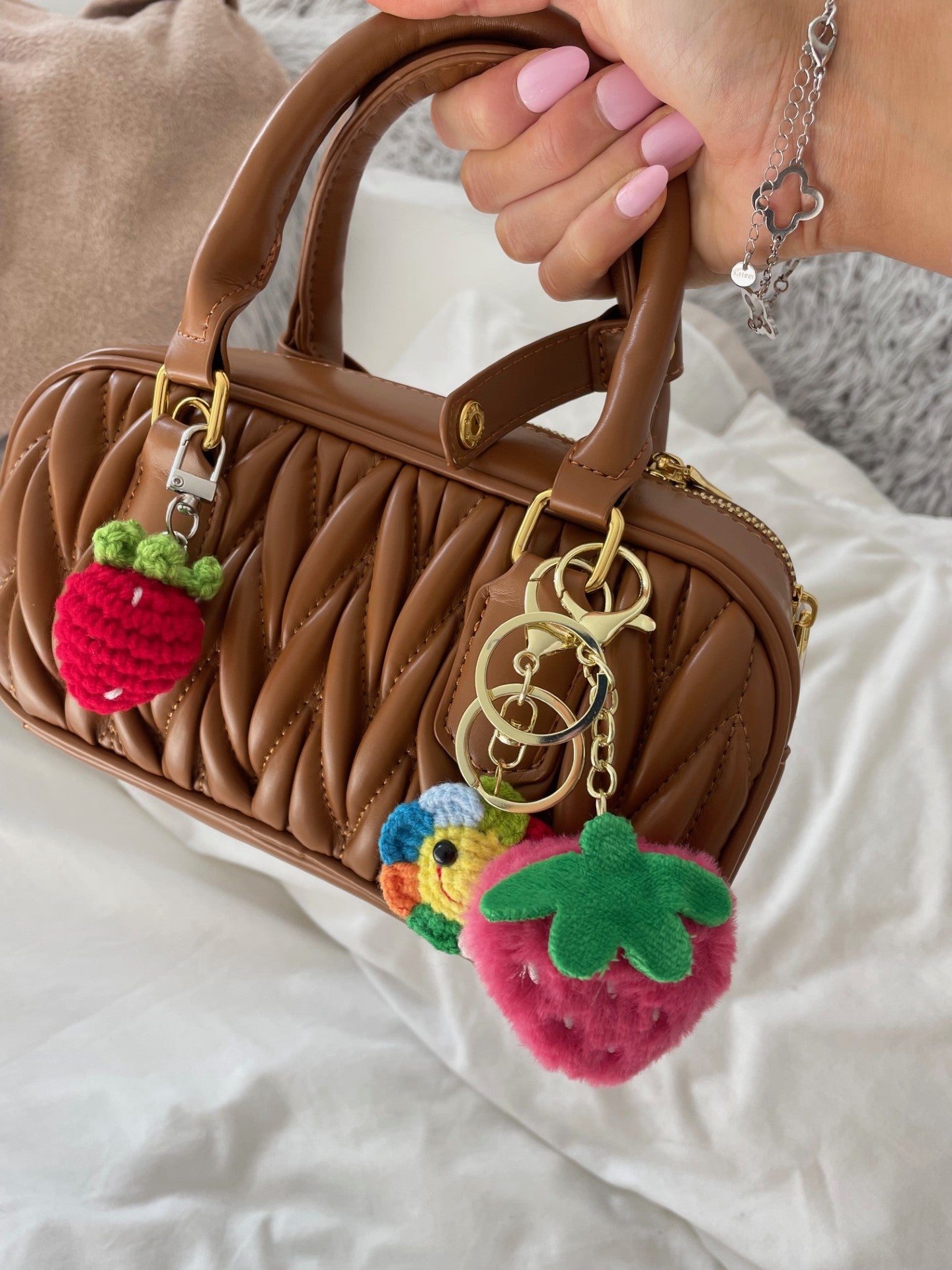 Plushie Strawberry Charm
