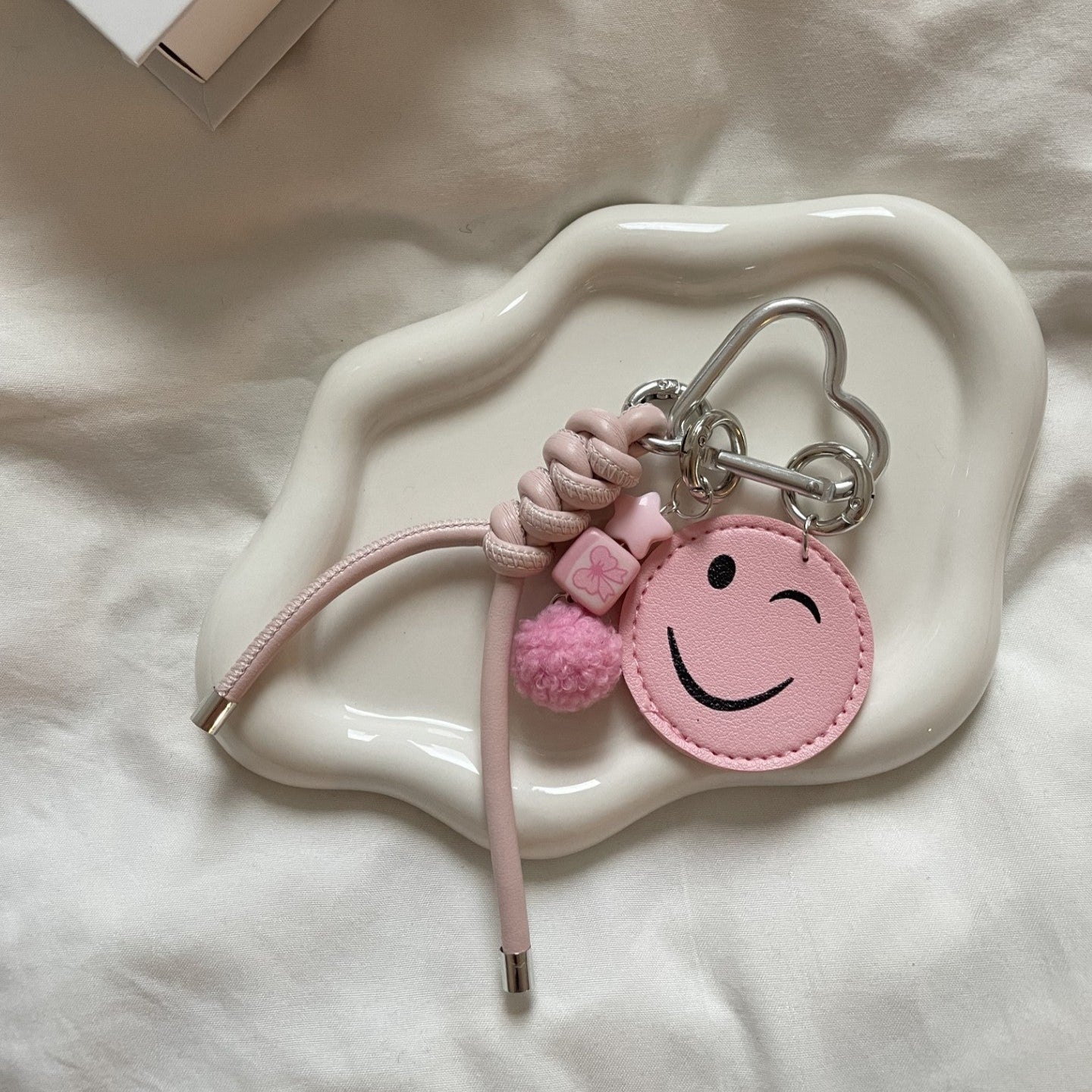 Smiley Bag Charm