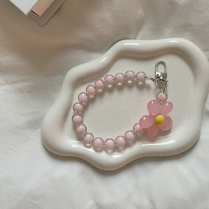 Pastel Flower Bag Charm - 4 Colour Options