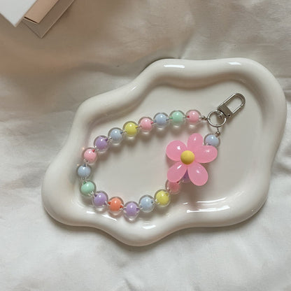 Pastel Flower Bag Charm - 4 Colour Options